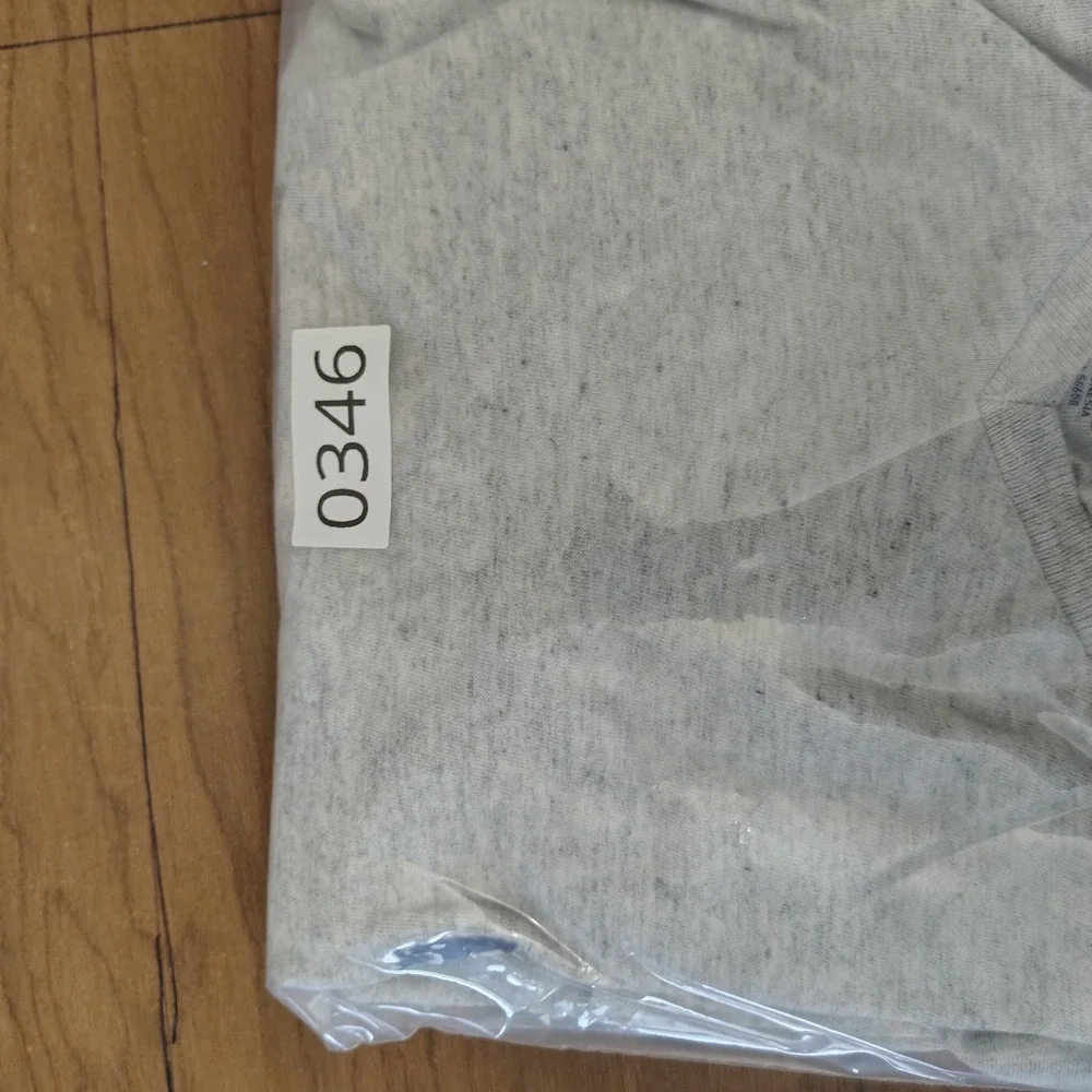 Polo Ralph Lauren T-Shirt Mens L Gray V-Neck Classic Fit Solid Cotton Tee